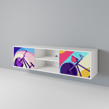 BIKE DREAMS 2-Door TV Cabinet