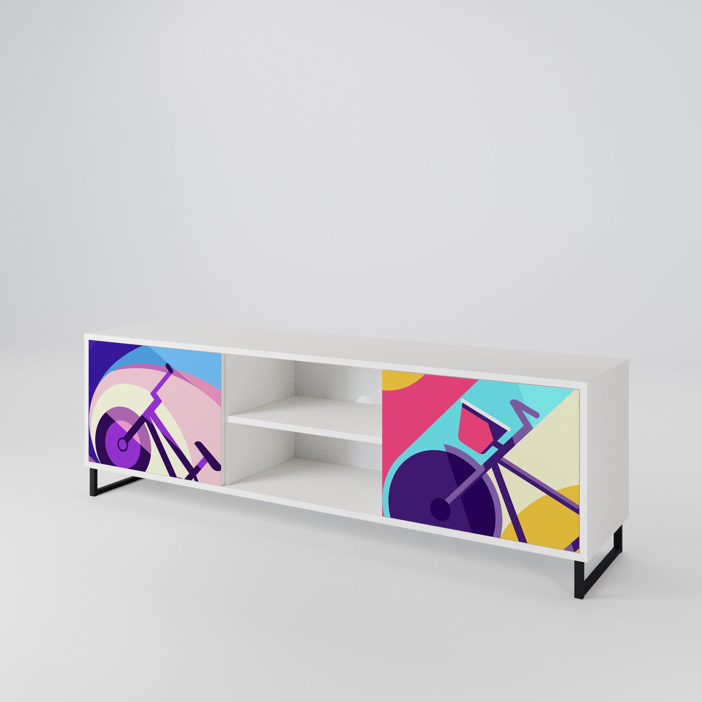 BIKE DREAMS 2-Door TV Cabinet