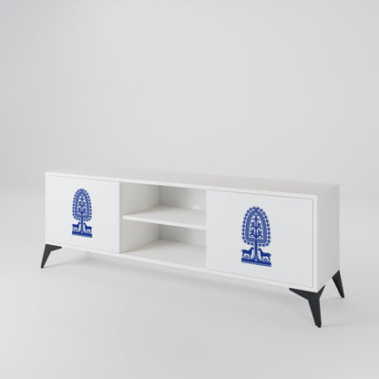 POLISH FOLK ART 2-Door TV Cabinet