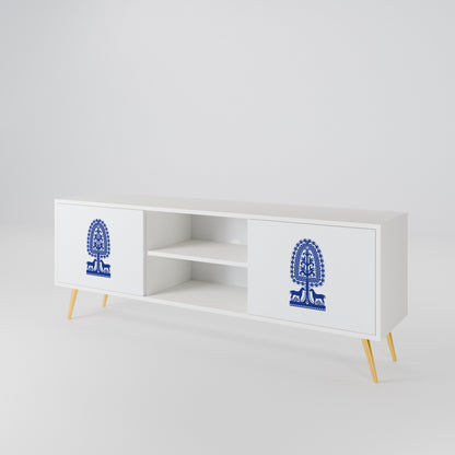 POLISH FOLK ART 2-Door TV Cabinet