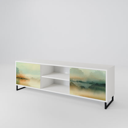 MORNING BY THE LAKE 2-Door TV Cabinet