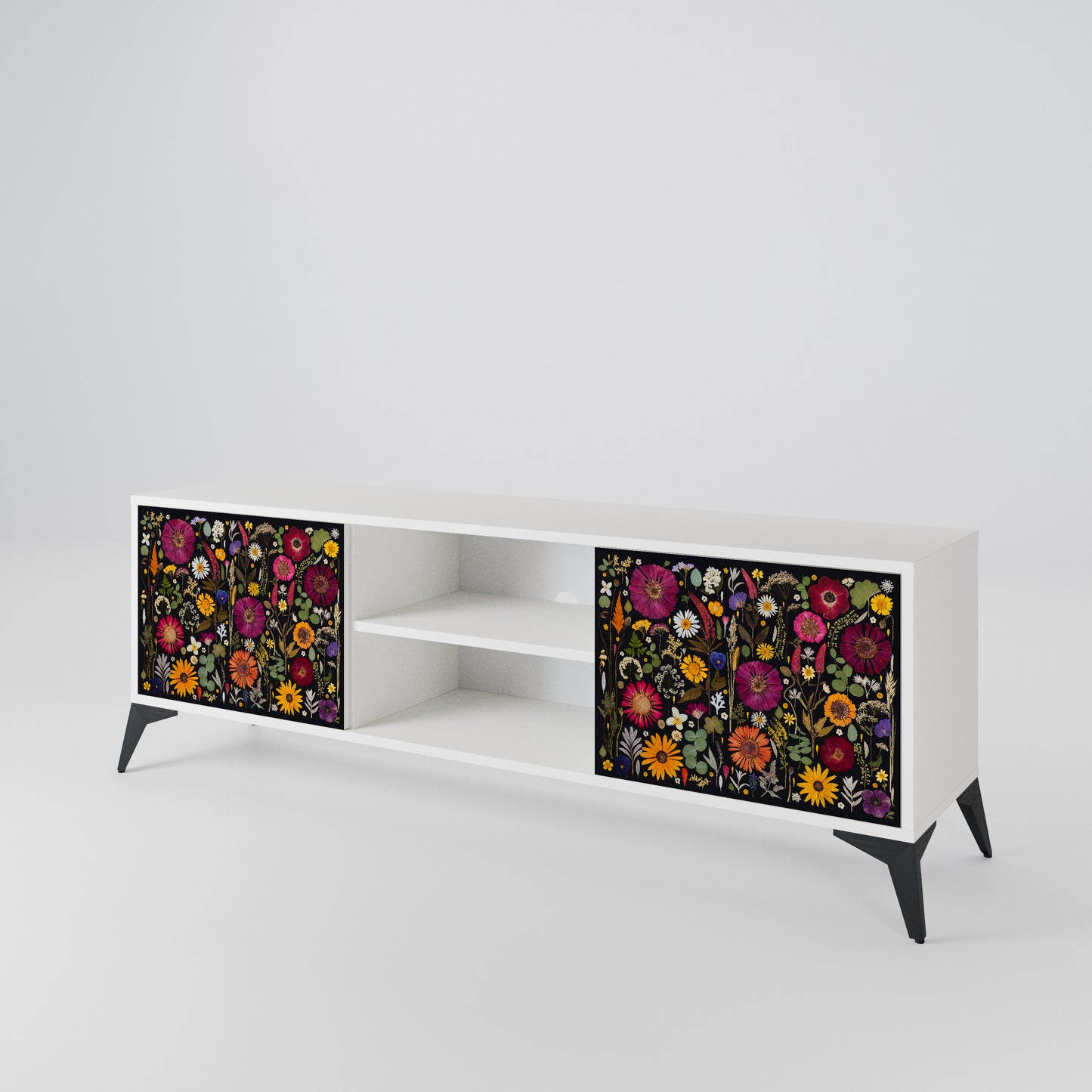 MIDNIGHT GARDEN 2-Door TV Cabinet