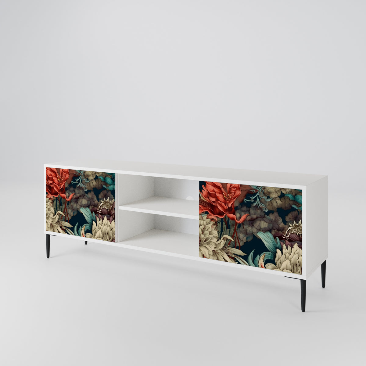 SPROUTING GRACE 2-Door TV Cabinet