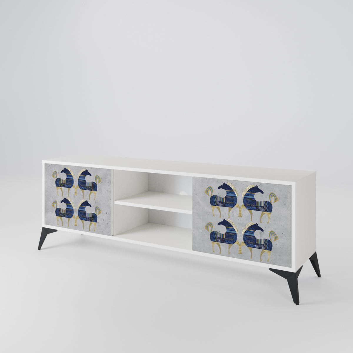 MAJESTIC STEED 2-Door TV Cabinet