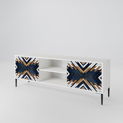 ARTFUL GEOMETRY 2-Door TV Cabinet