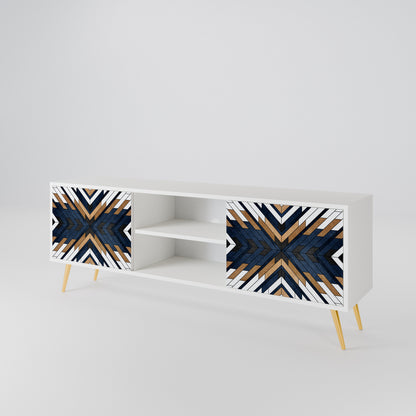 ARTFUL GEOMETRY 2-Door TV Cabinet