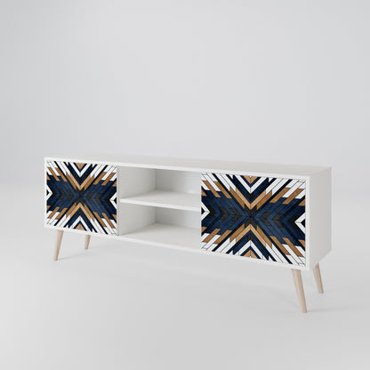 ARTFUL GEOMETRY 2-Door TV Cabinet