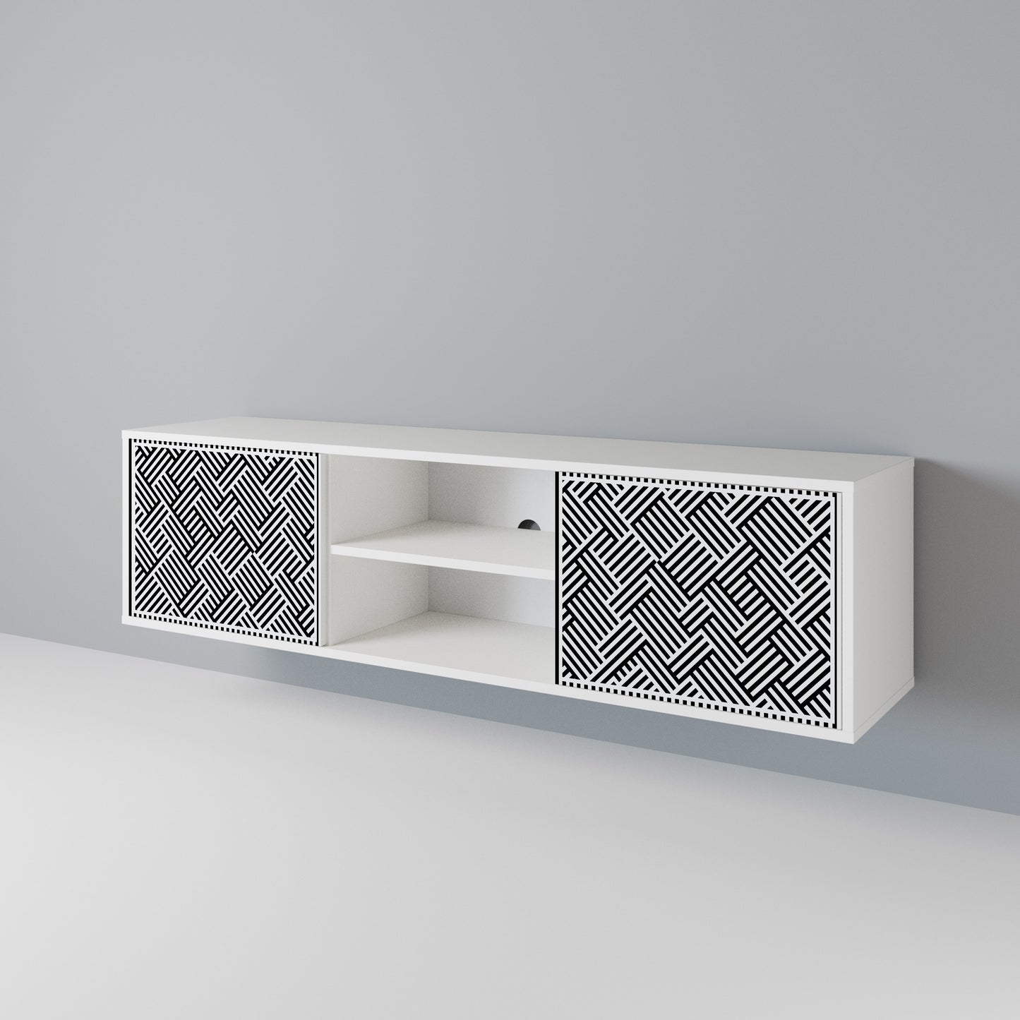 TEMPORARY SEQUENCE 2-Door TV Cabinet