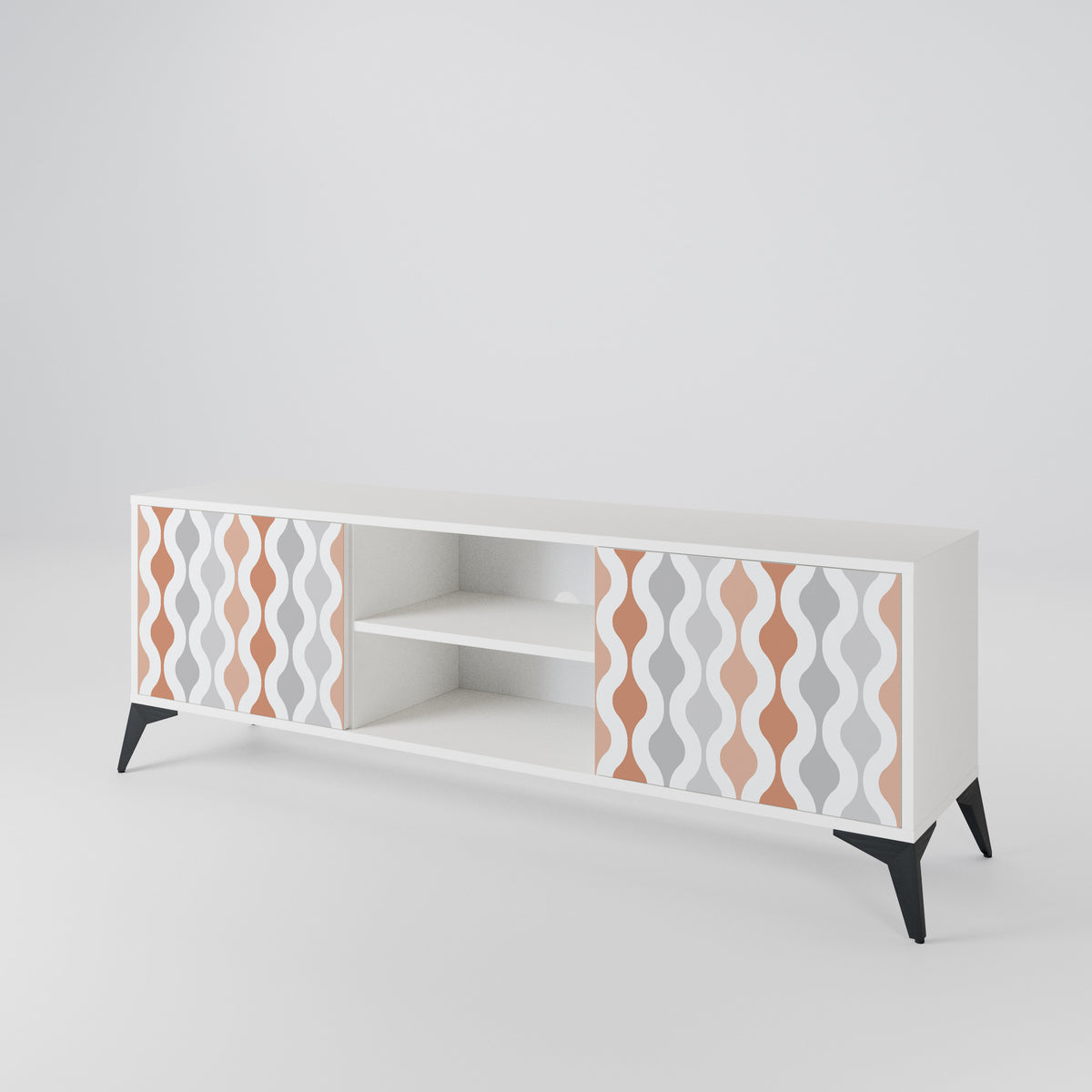 HAZY NOSTALGIA 2-Door TV Cabinet