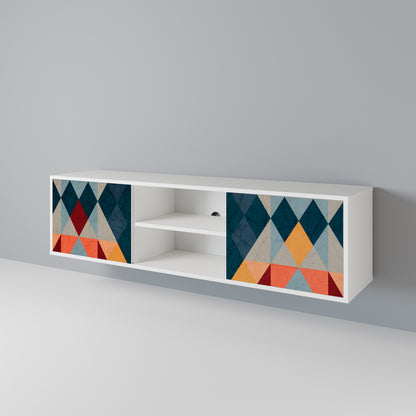 CRACKED ILLUSION 2-Door TV Cabinet
