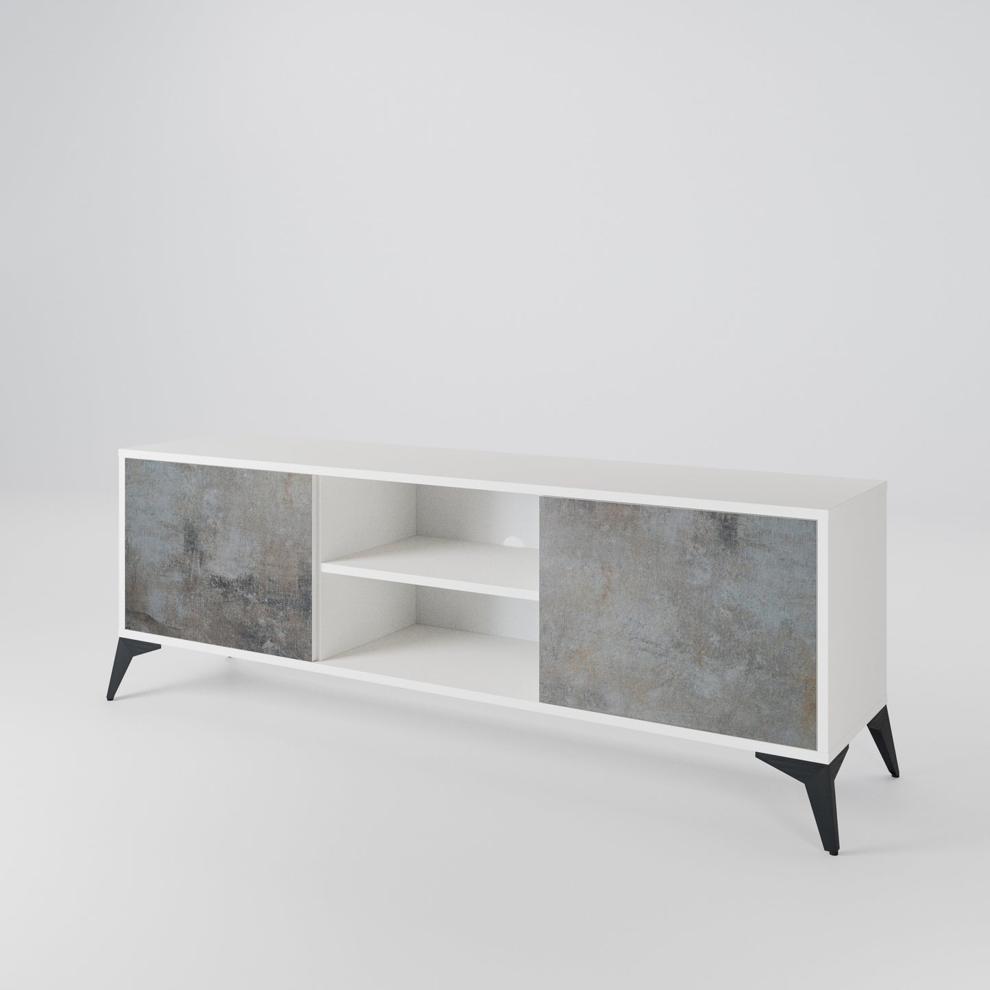 CONCRETE WALL 2-Door TV Cabinet