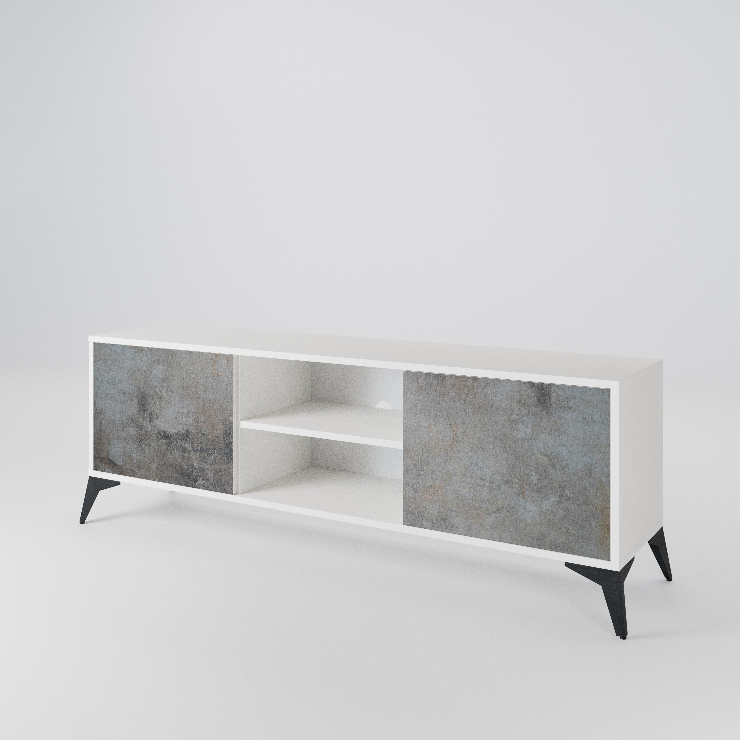 CONCRETE WALL 2-Door TV Cabinet