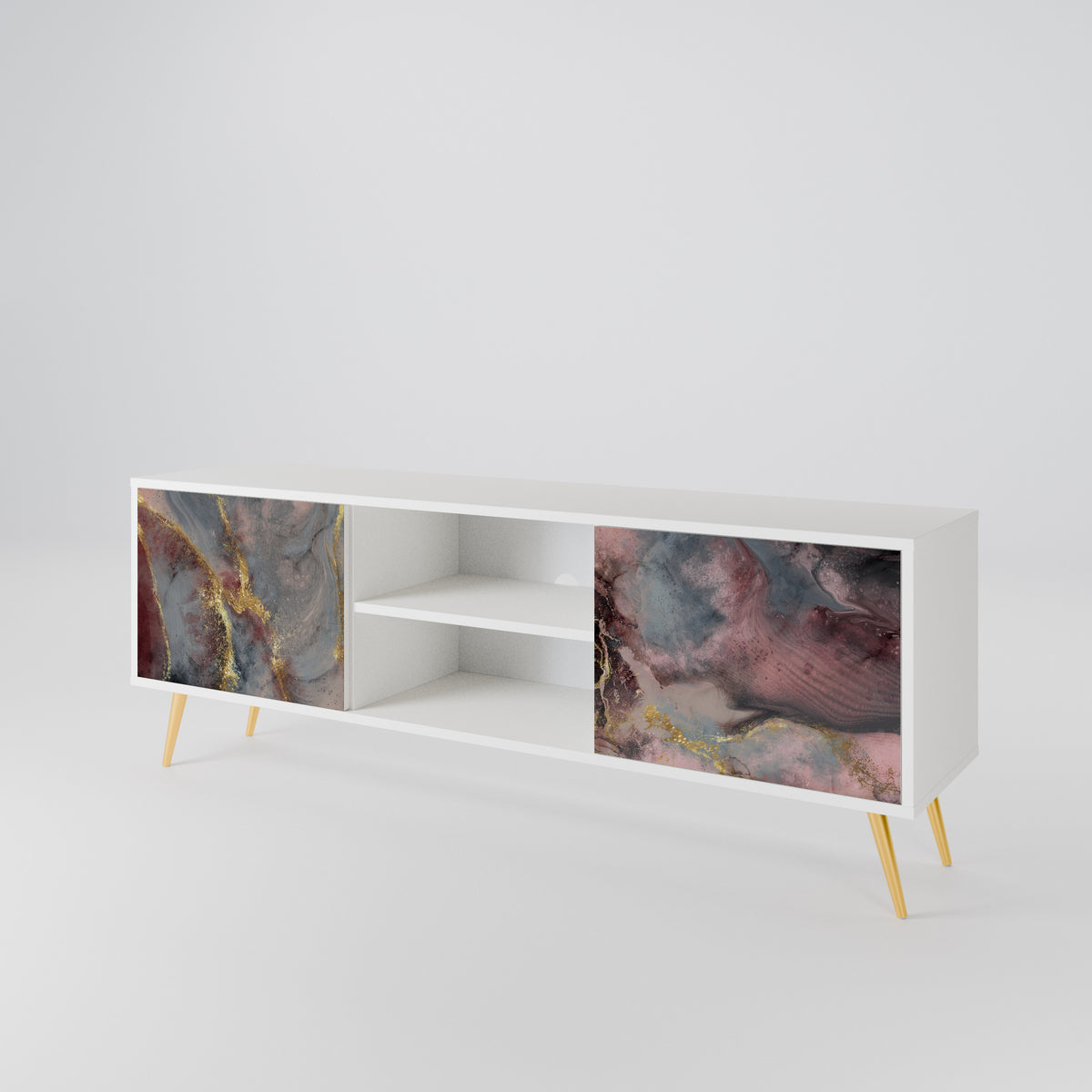 GOLDEN TIDES 2-Door TV Cabinet
