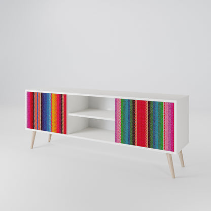 ETHNIC MEXICAN 2-Door TV Cabinet
