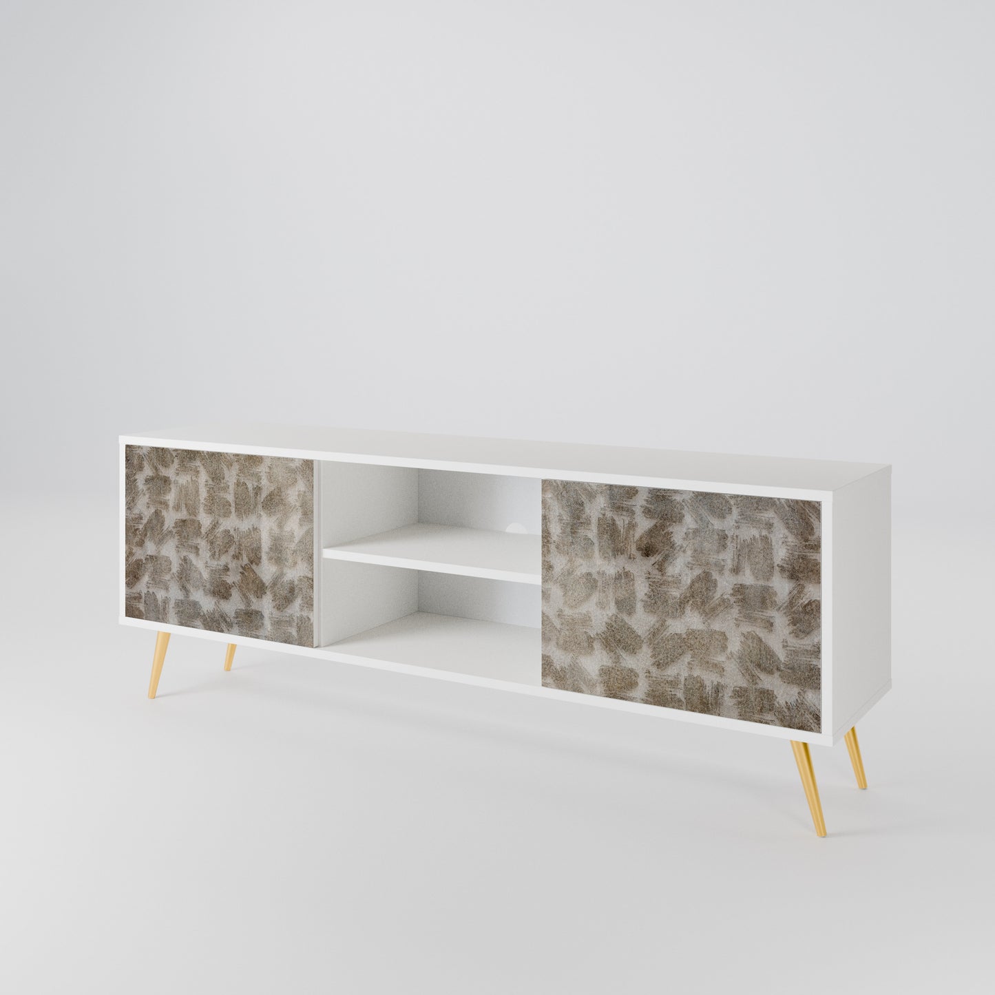 SLIGHTLY BLURRED 2-Door TV Cabinet
