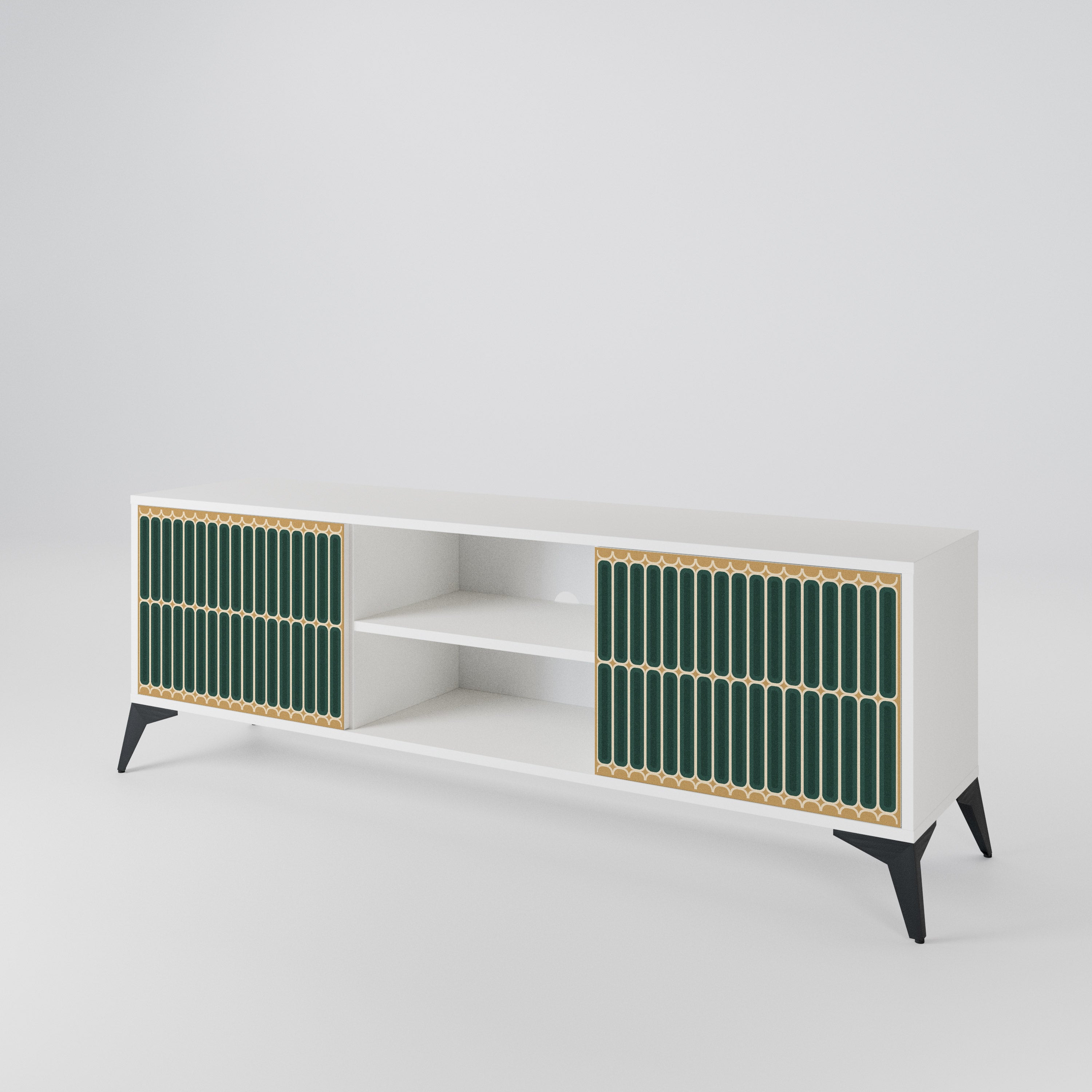 ILUSION GATE 2-Door TV Cabinet