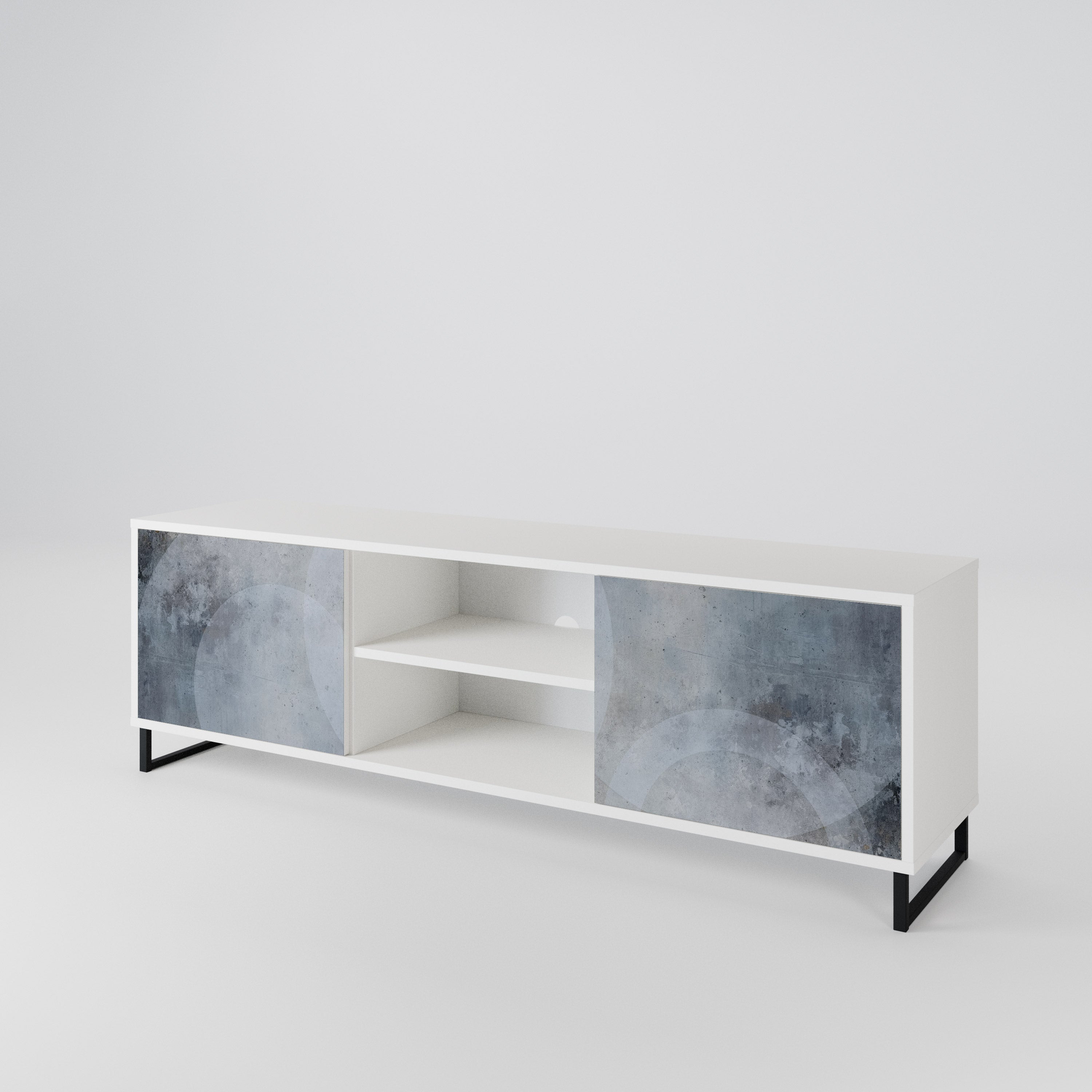 MUTED ARC 2-Door TV Cabinet