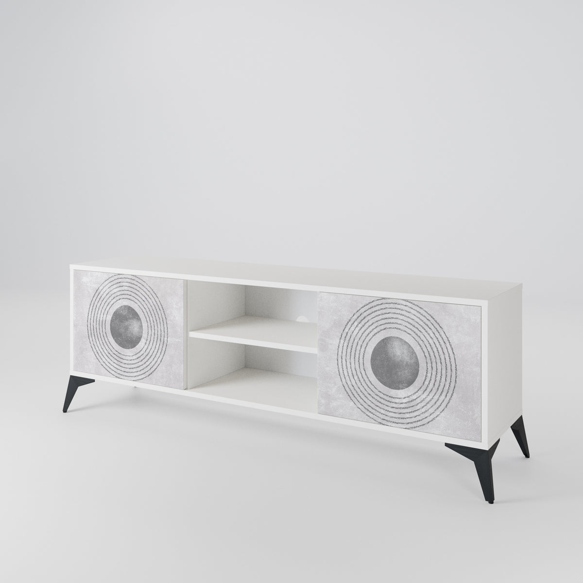 SOLID CIRCLES 2-Door TV Cabinet