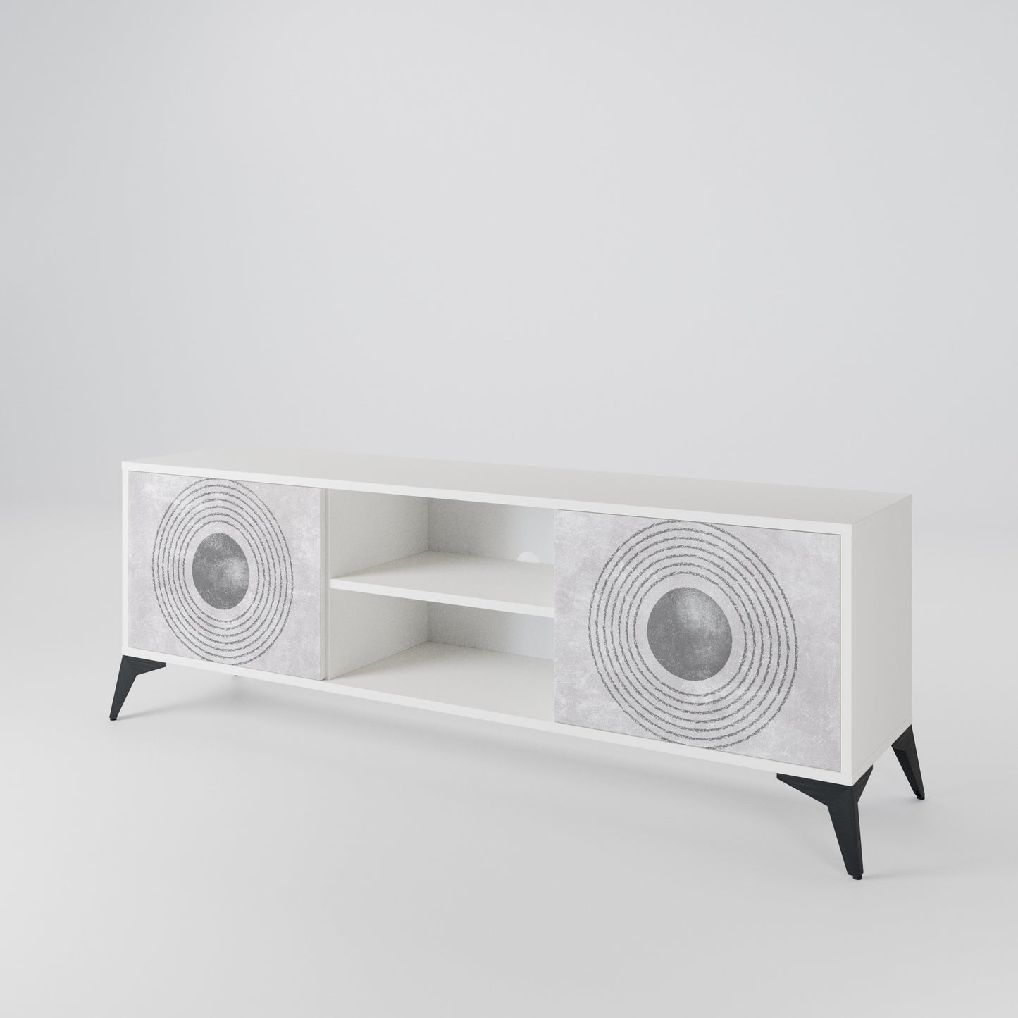 SOLID CIRCLES 2-Door TV Cabinet