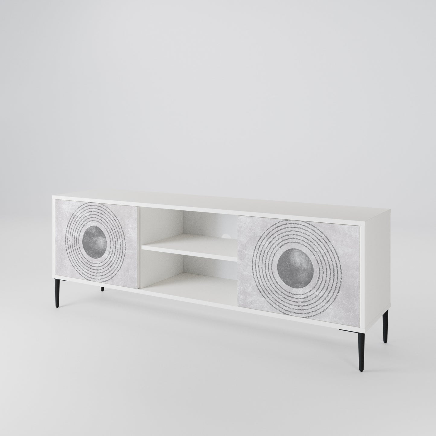 SOLID CIRCLES 2-Door TV Cabinet