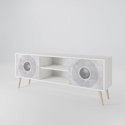 SOLID CIRCLES 2-Door TV Cabinet