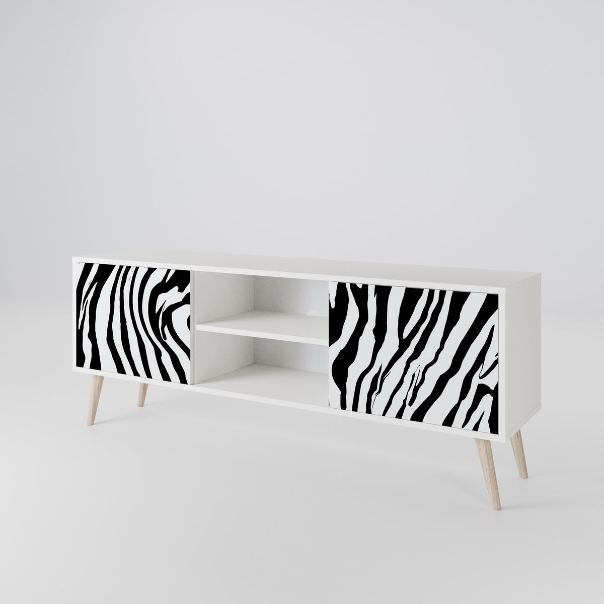SPLENDID ZEBRA 2-Door TV Cabinet