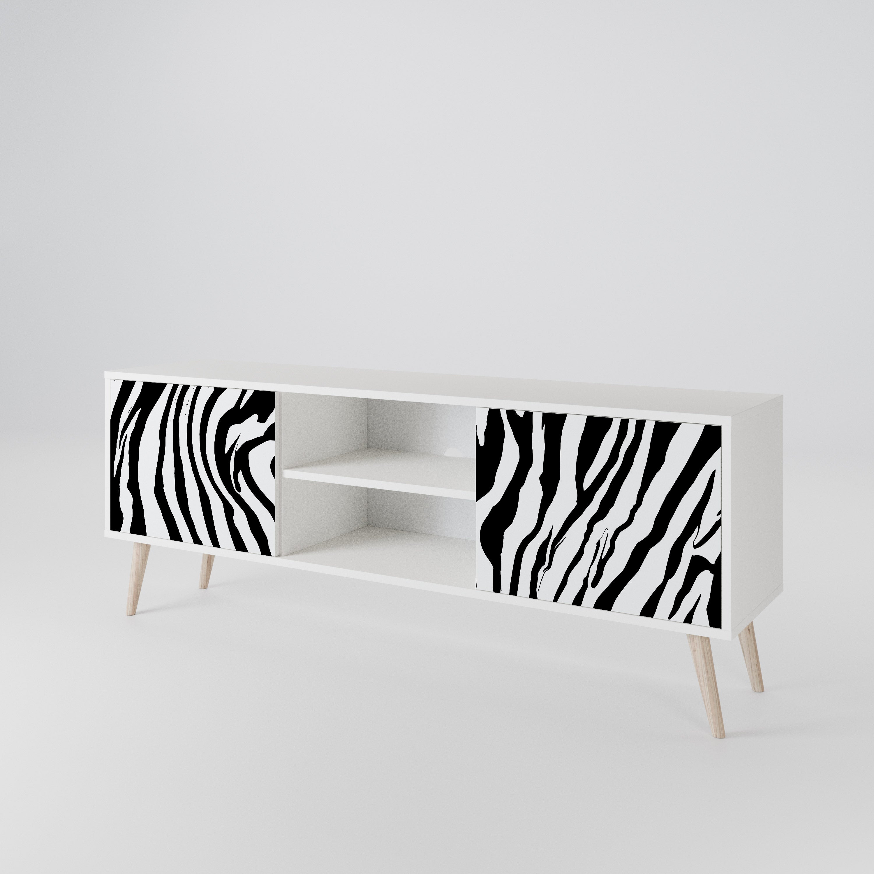 SPLENDID ZEBRA 2-Door TV Cabinet