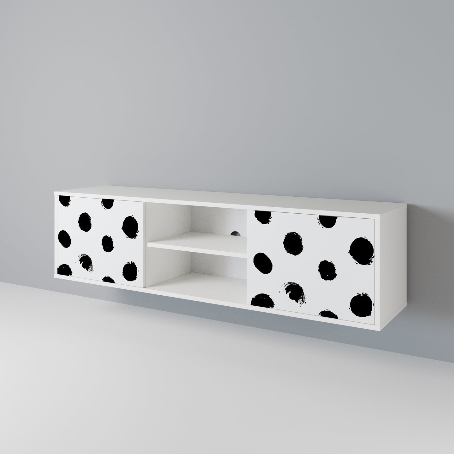 SLIPPING MINUTES 2-Door TV Cabinet