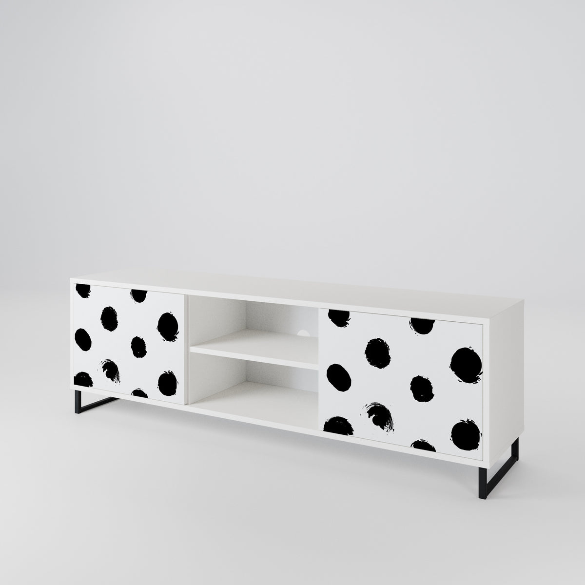 SLIPPING MINUTES 2-Door TV Cabinet