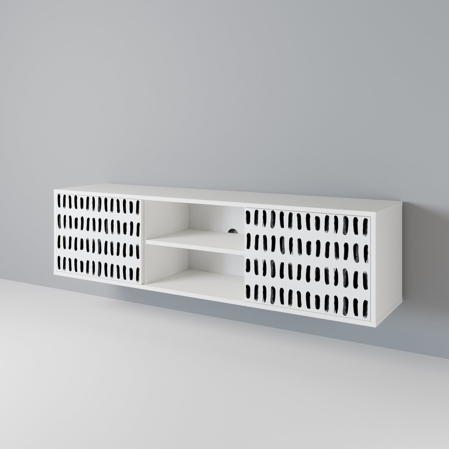 NIGHTY MELODIES 2-Door TV Cabinet