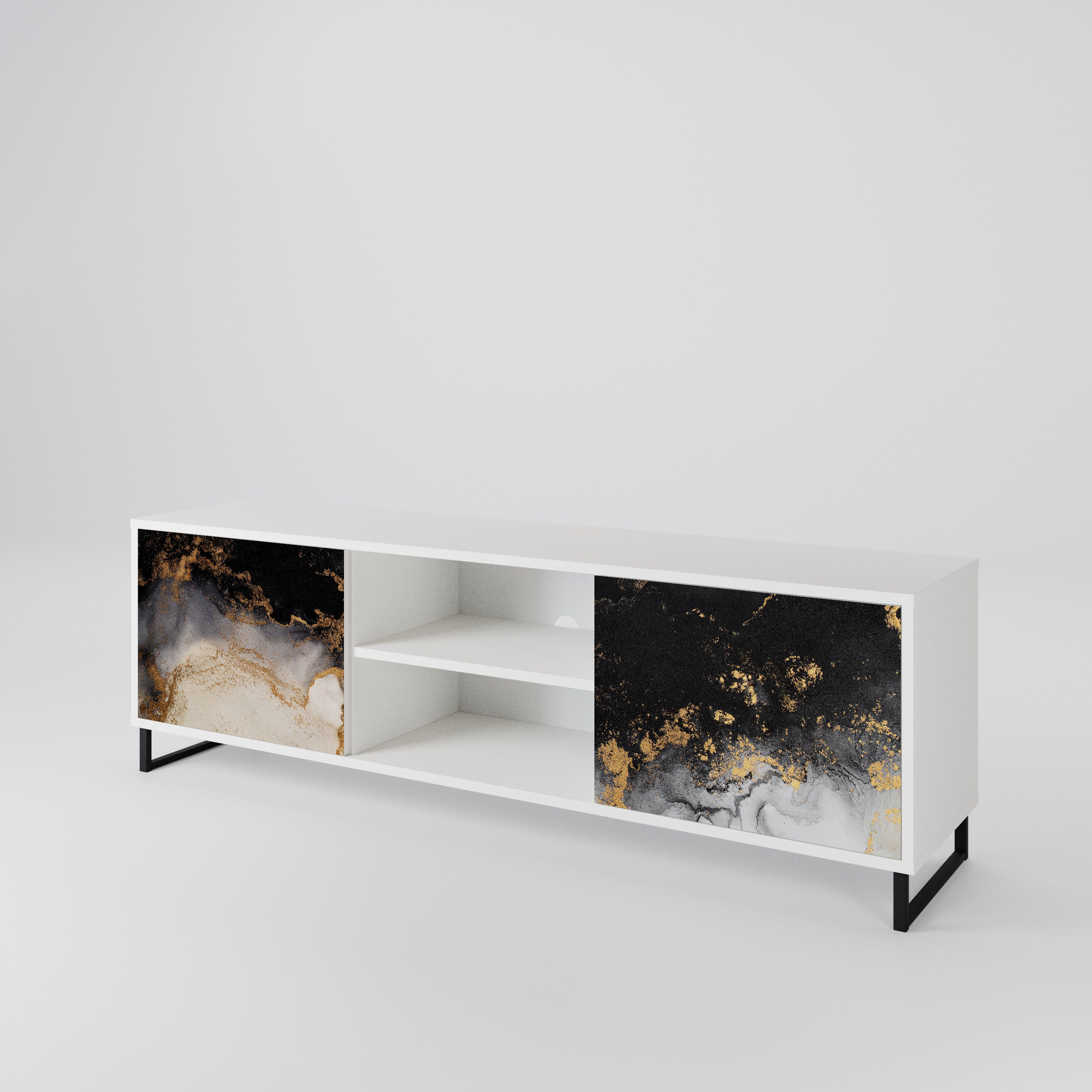 MARBLE OF TOMMORROW 2-Door TV Cabinet