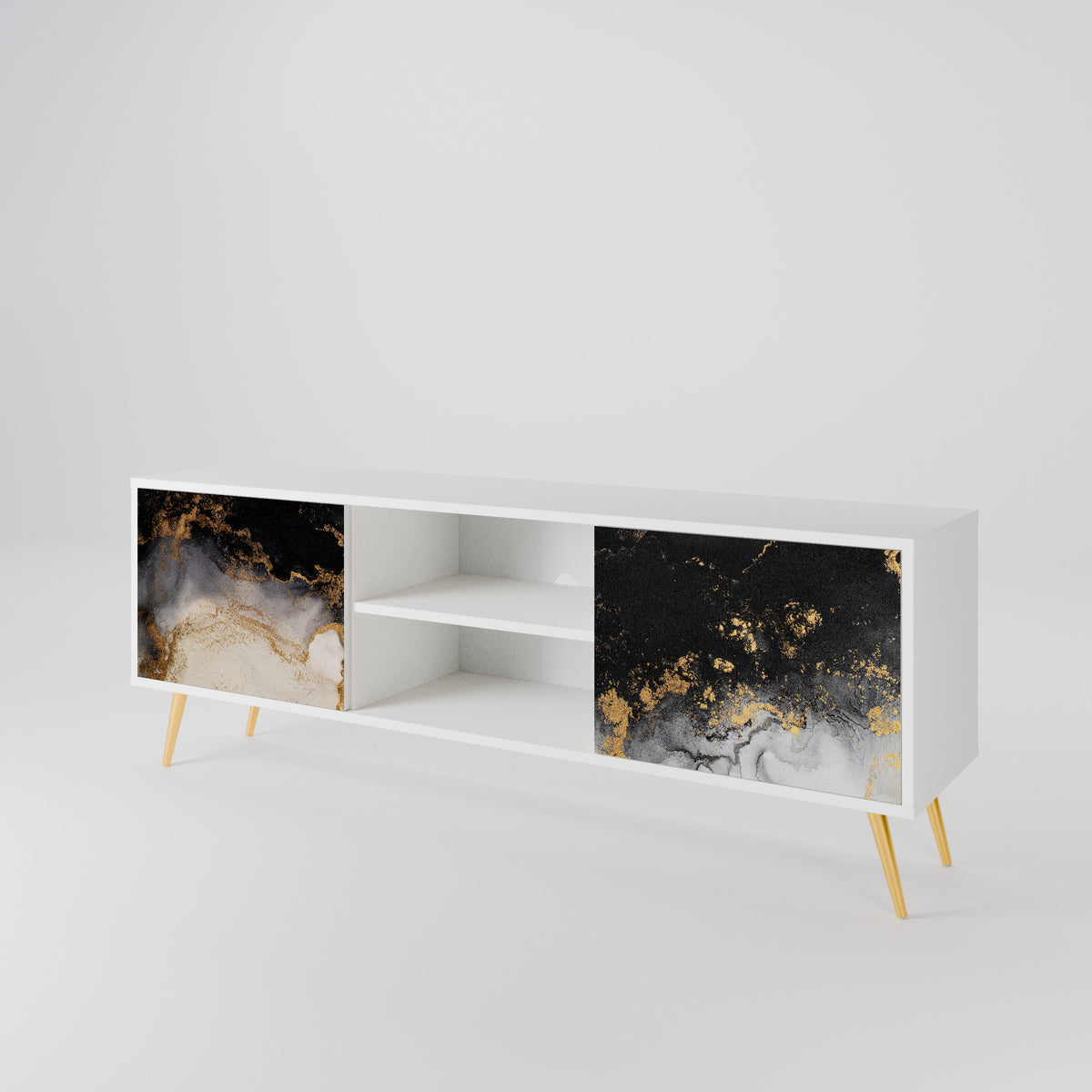 MARBLE OF TOMMORROW 2-Door TV Cabinet