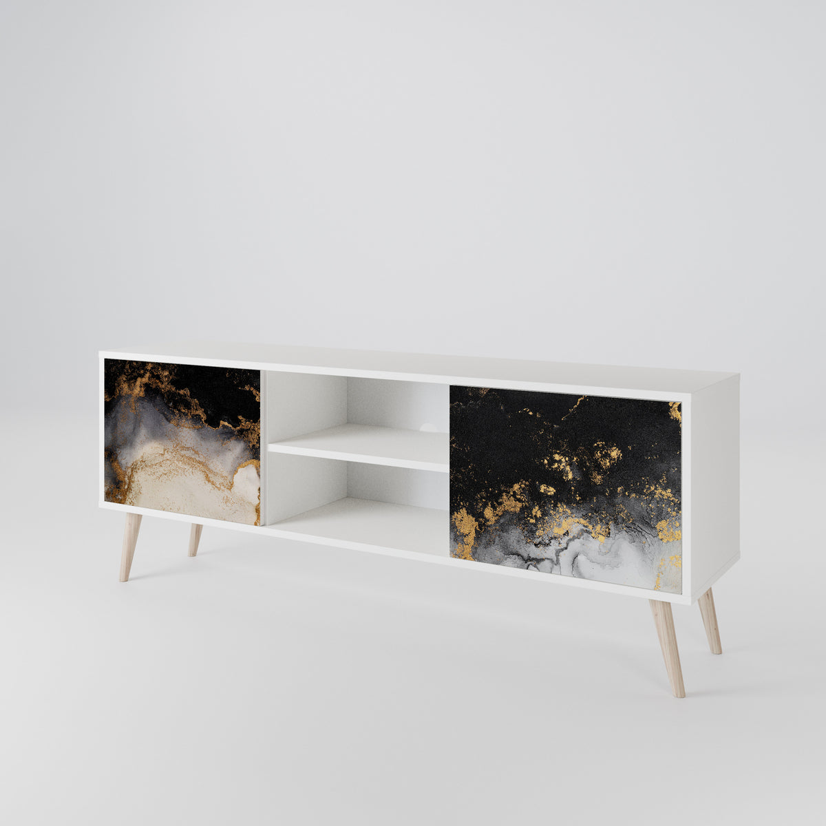 MARBLE OF TOMMORROW 2-Door TV Cabinet