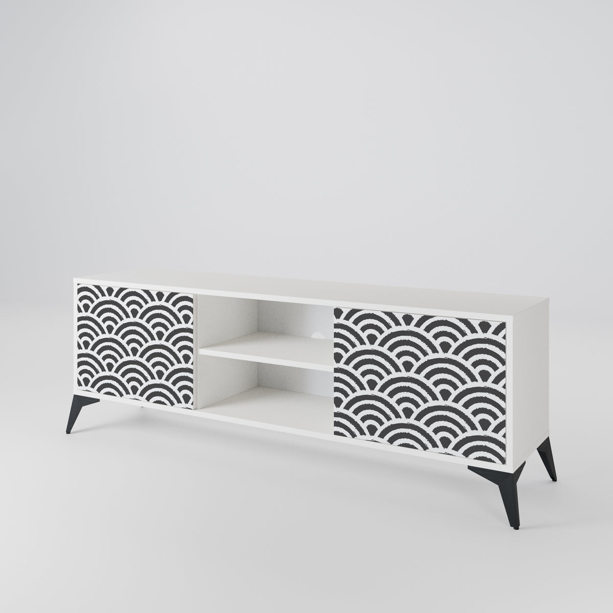 GLOOMY HOST 2-Door TV Cabinet