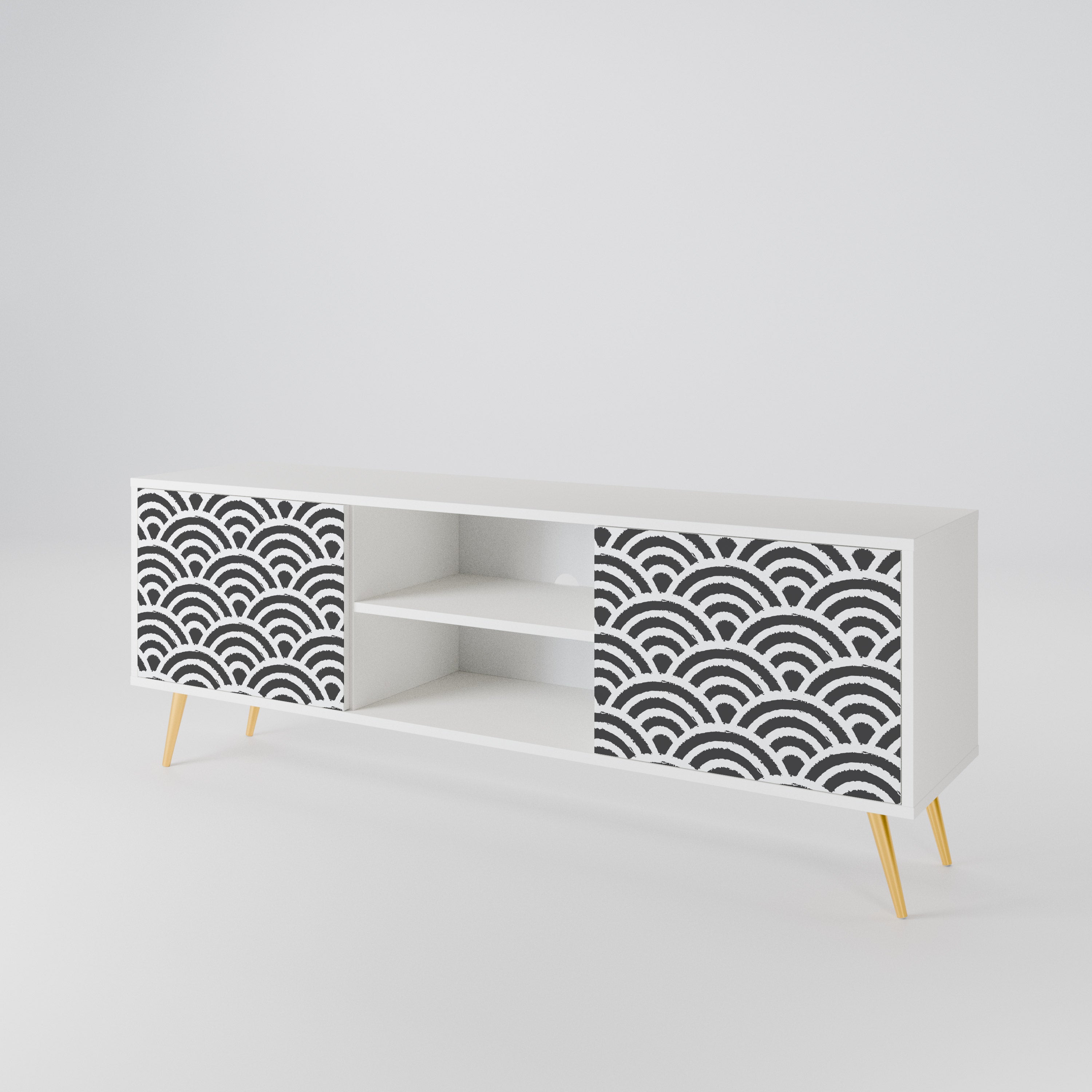 GLOOMY HOST 2-Door TV Cabinet