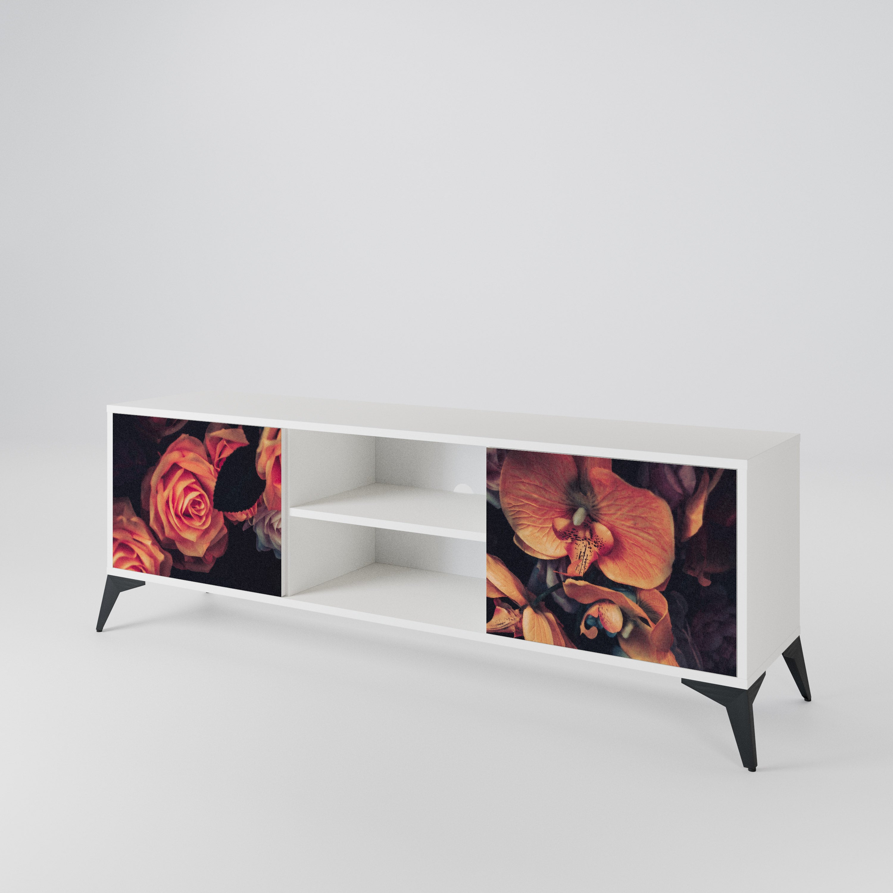 NEVERENDING BLOOM 2-Door TV Cabinet