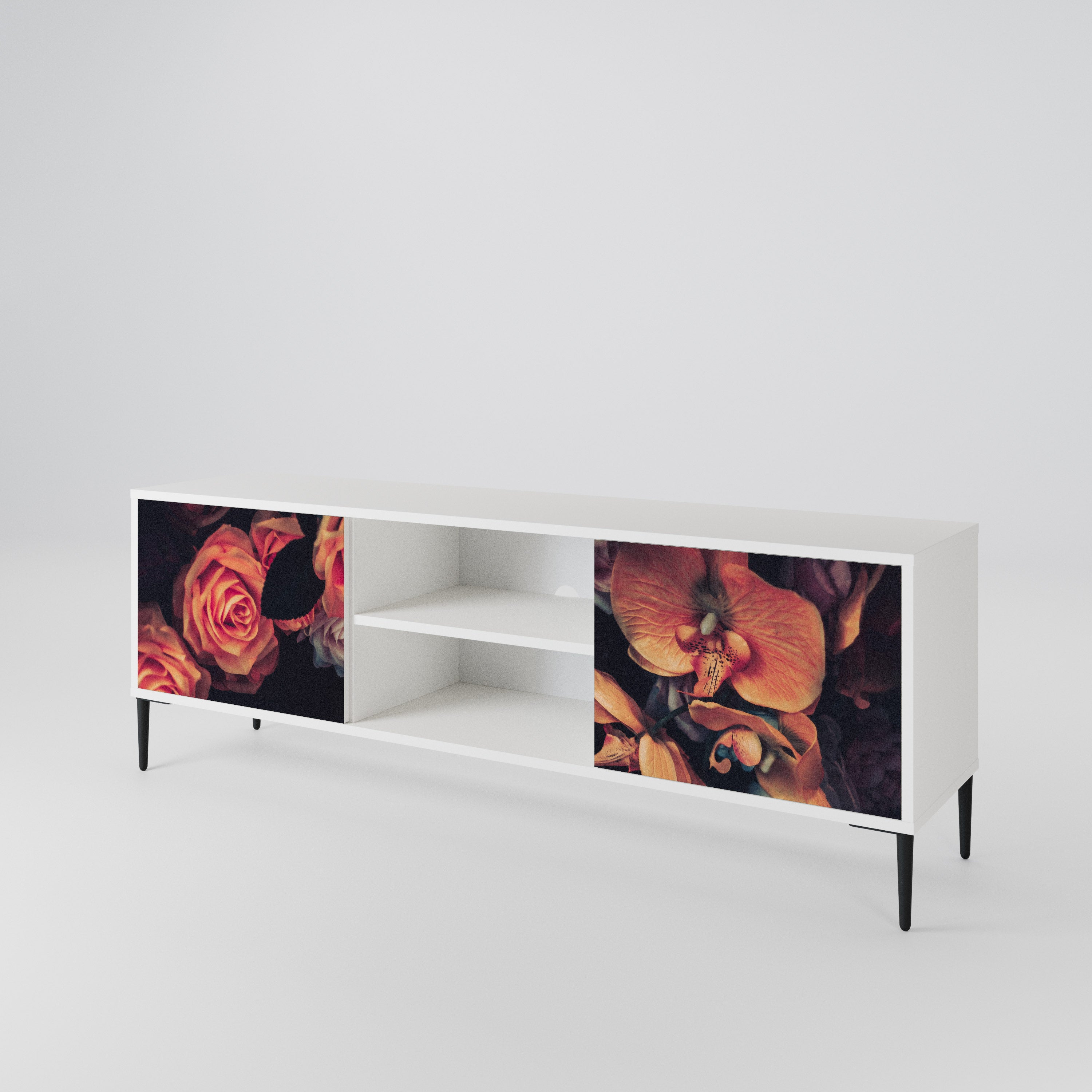 NEVERENDING BLOOM 2-Door TV Cabinet