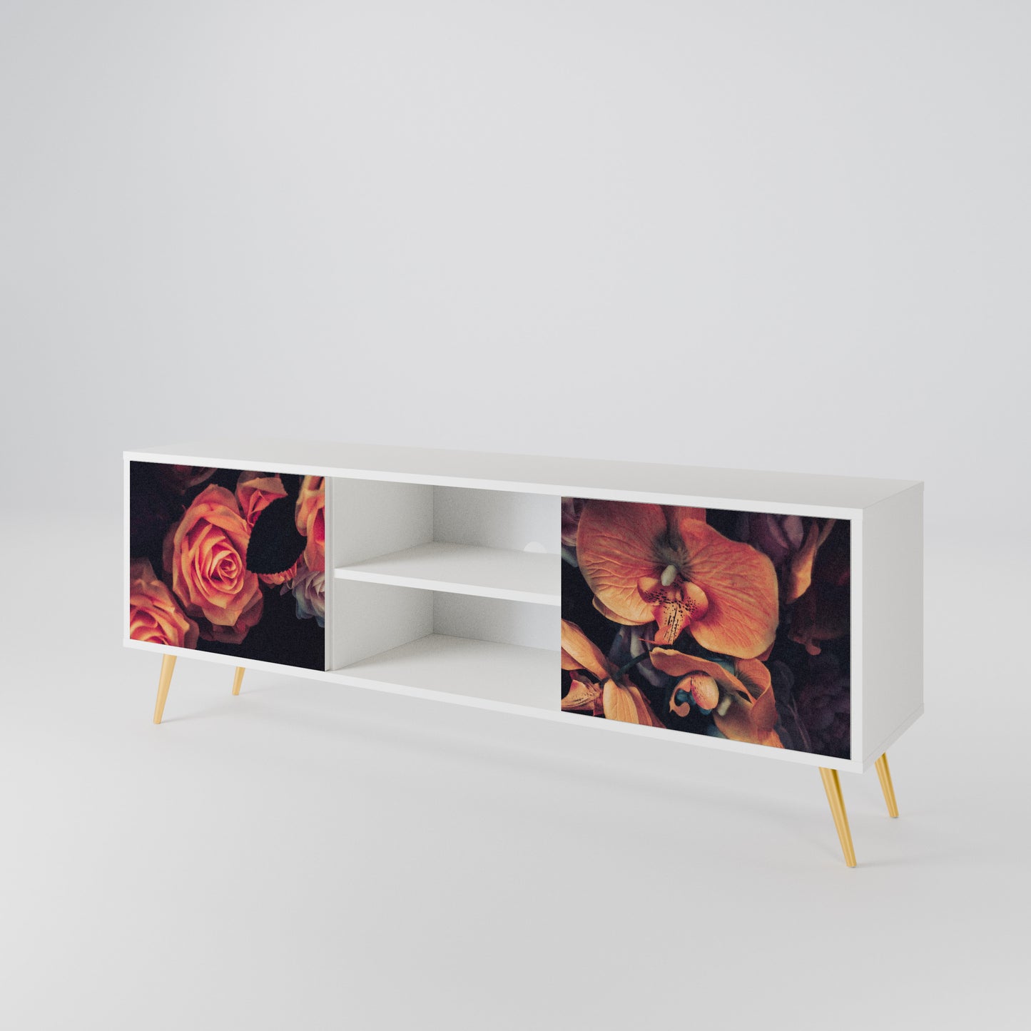 NEVERENDING BLOOM 2-Door TV Cabinet