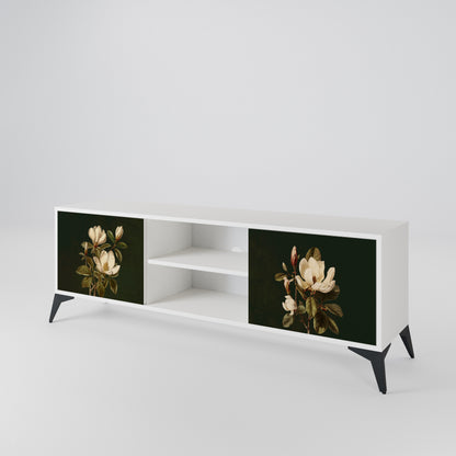 FLORAL NOIR 2-Door TV Cabinet