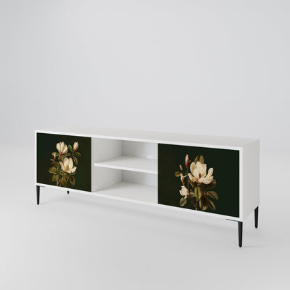 FLORAL NOIR 2-Door TV Cabinet