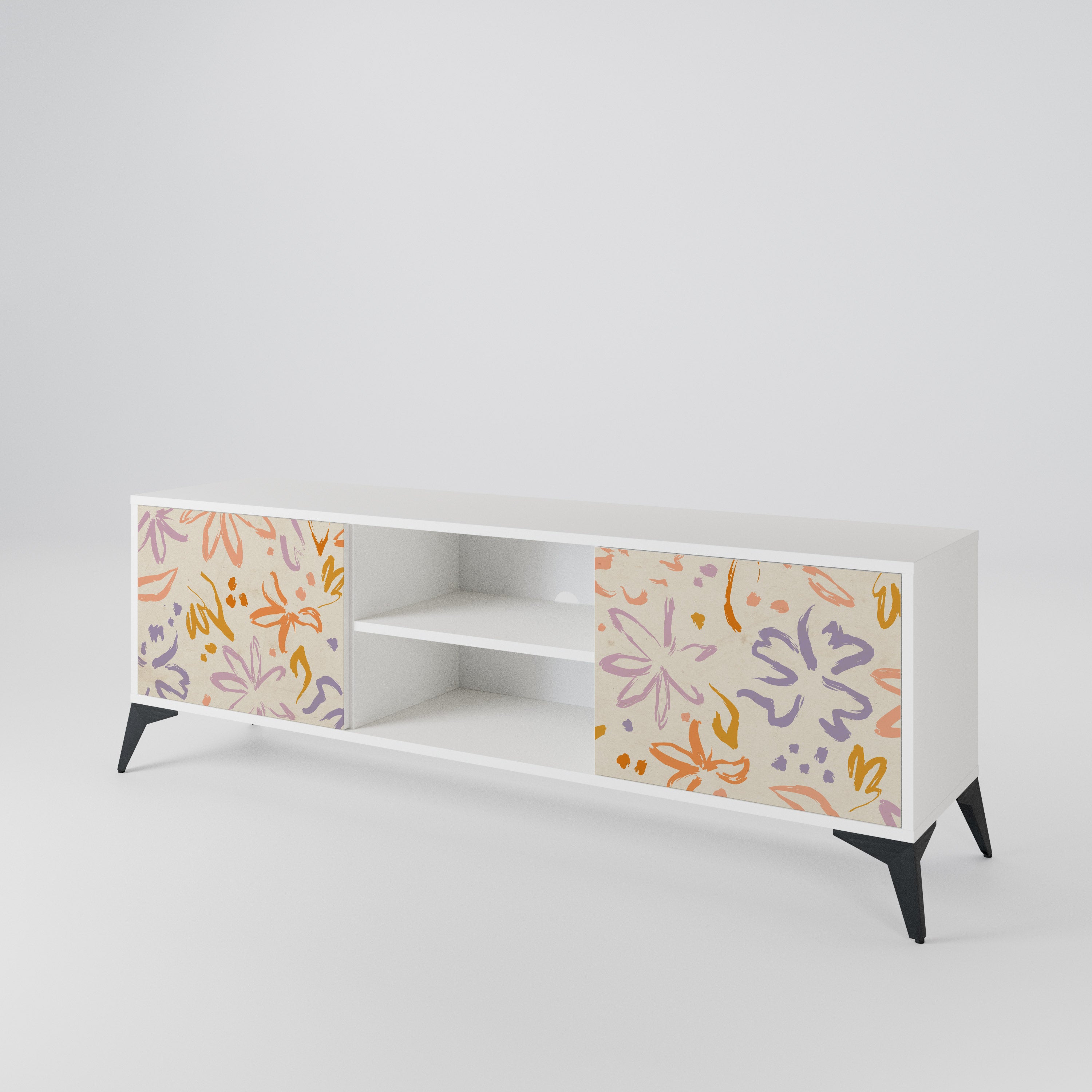 SPRING WHIMSY 2-Door TV Cabinet
