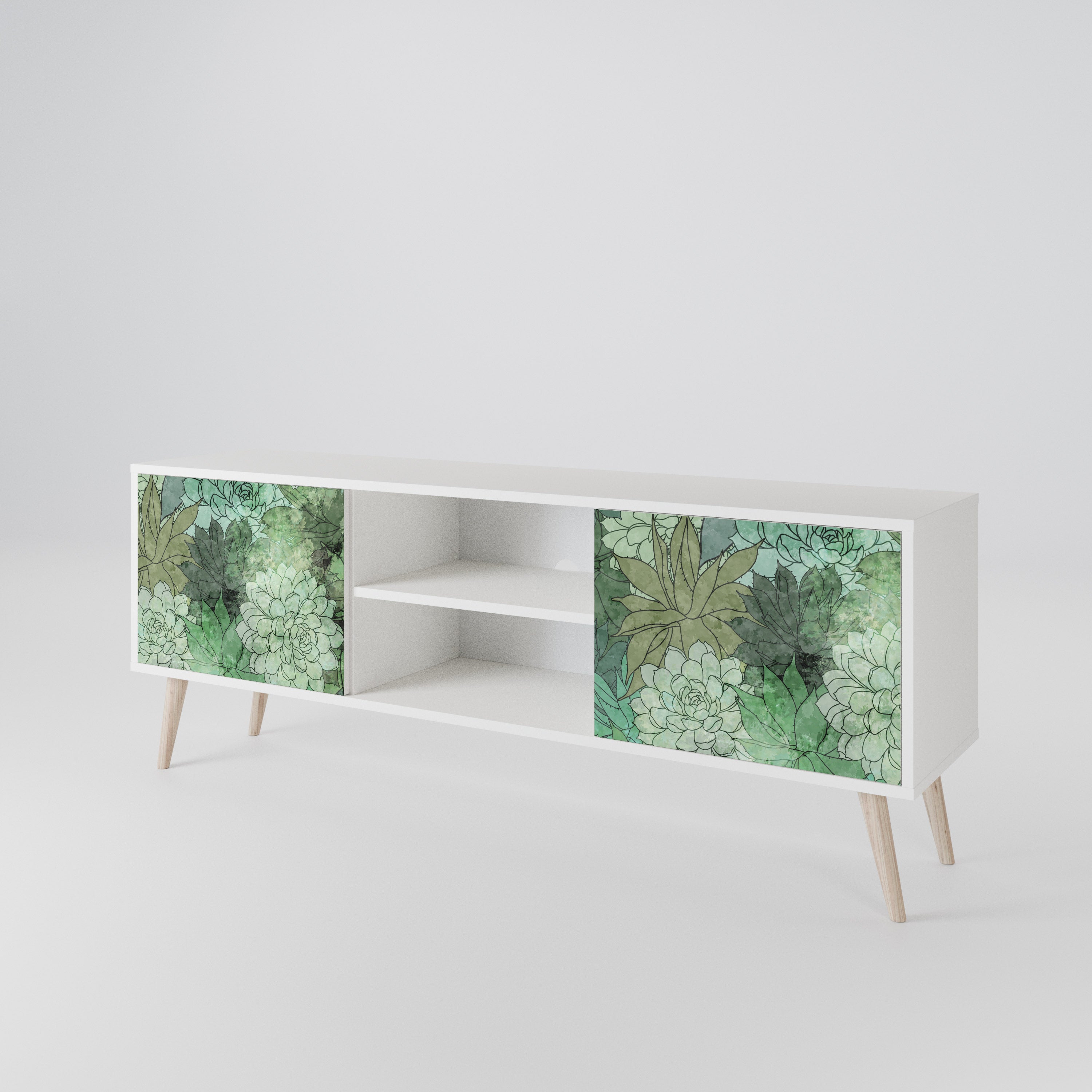 SUCCULENT CLUSTER 2-Door TV Cabinet