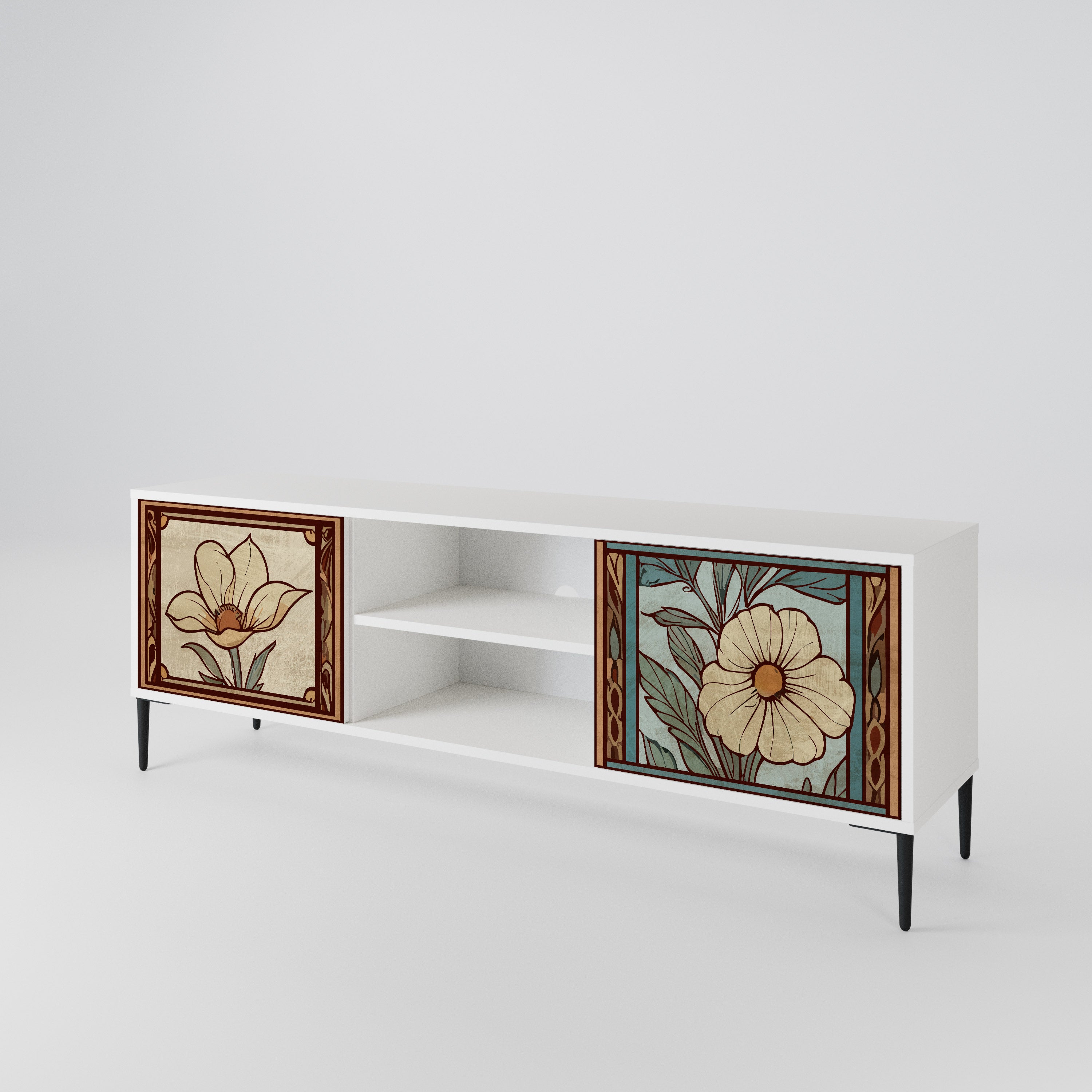 TIMELESS FLORA 2-Door TV Cabinet