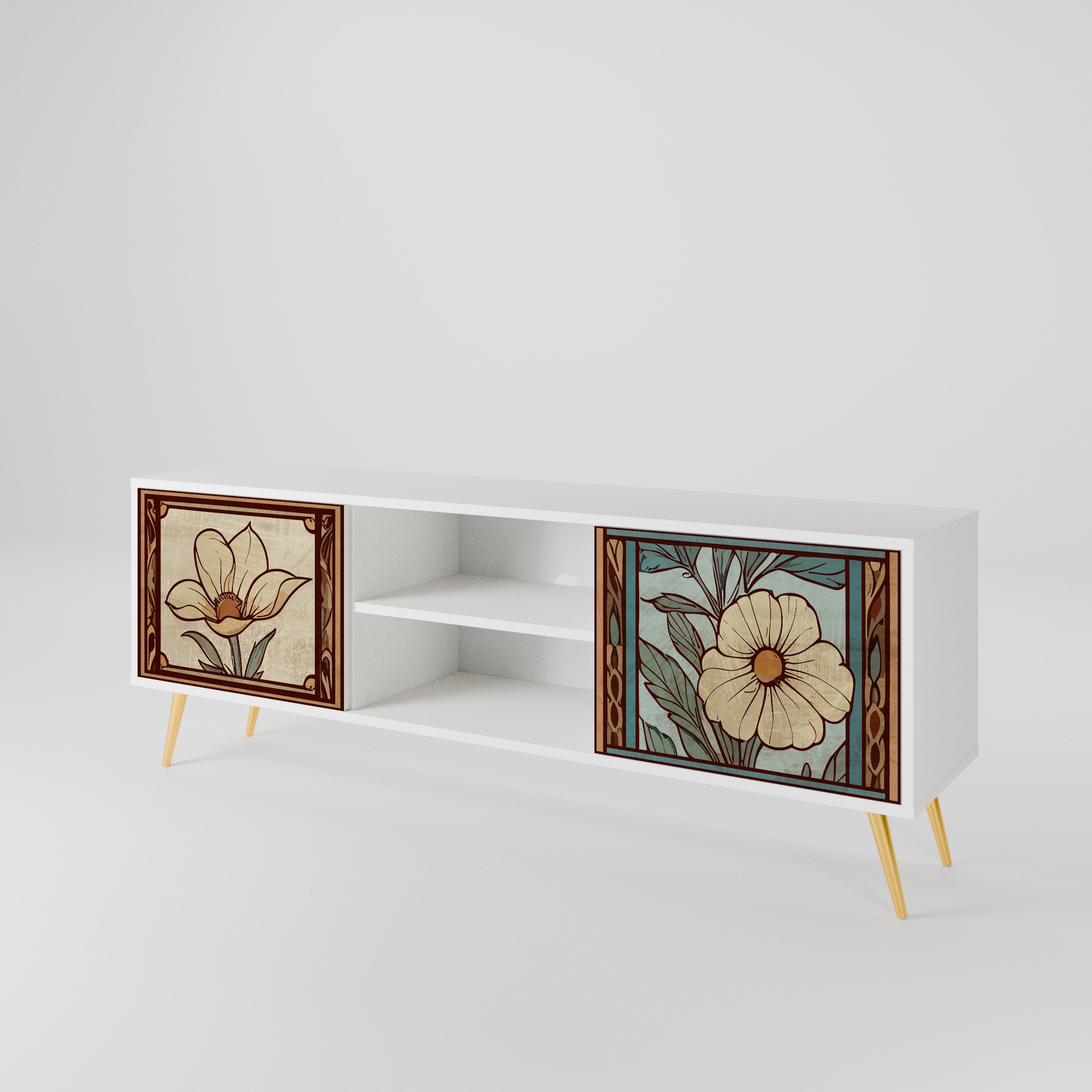 TIMELESS FLORA 2-Door TV Cabinet