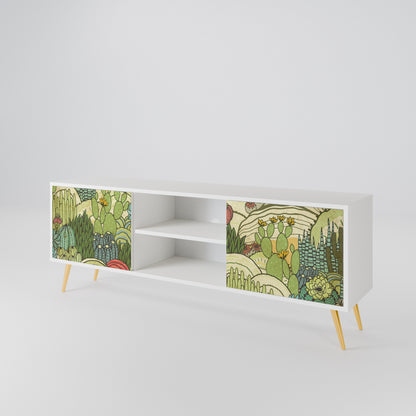 SUCCULENTS KALEIDOSCOPE 2-Door TV Cabinet
