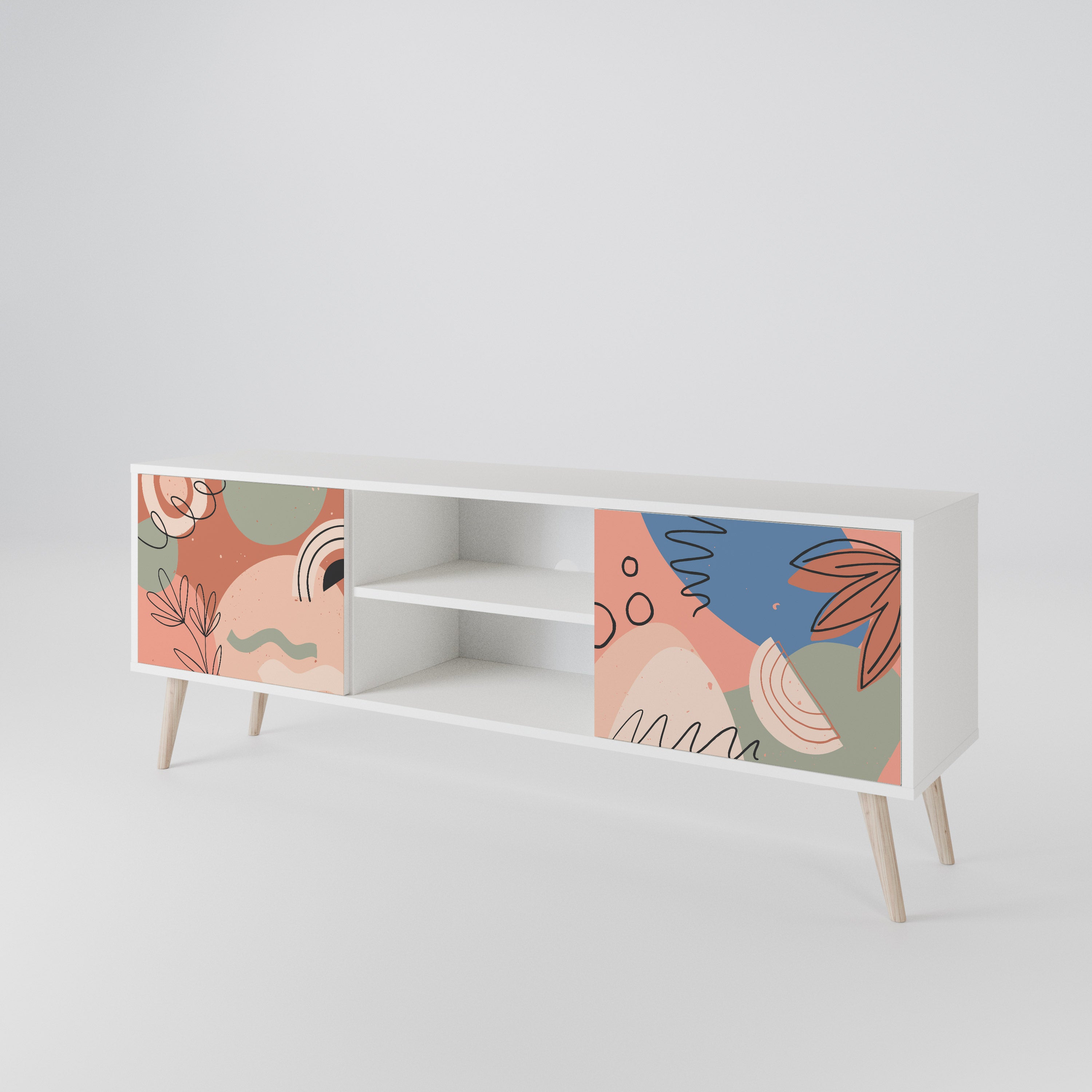 PASTEL DESTINY 2-Door TV Cabinet