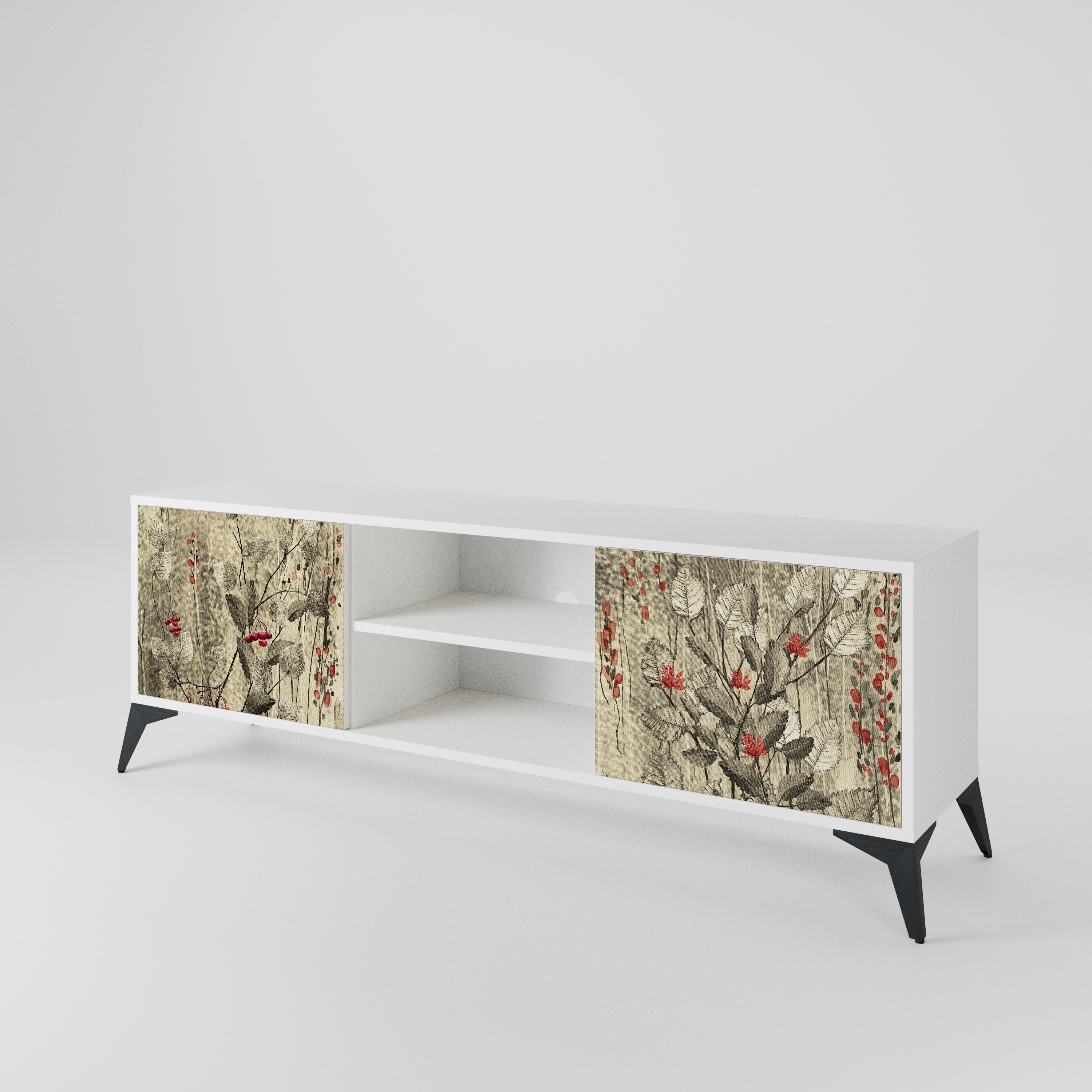 HERBAL GRACE 2-Door TV Cabinet