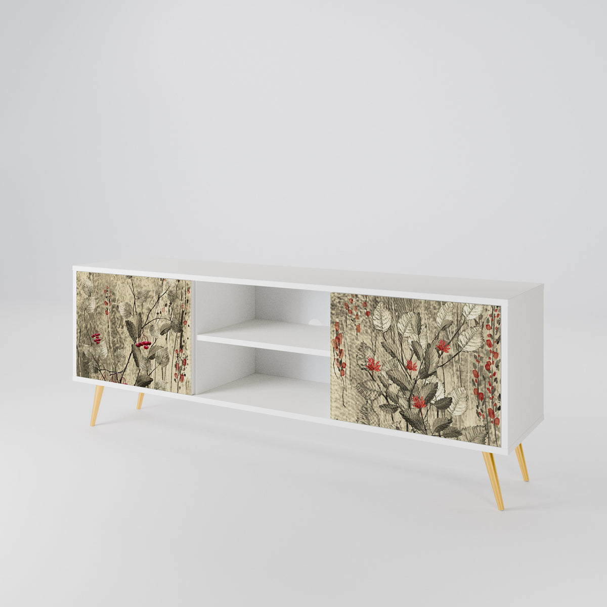 HERBAL GRACE 2-Door TV Cabinet