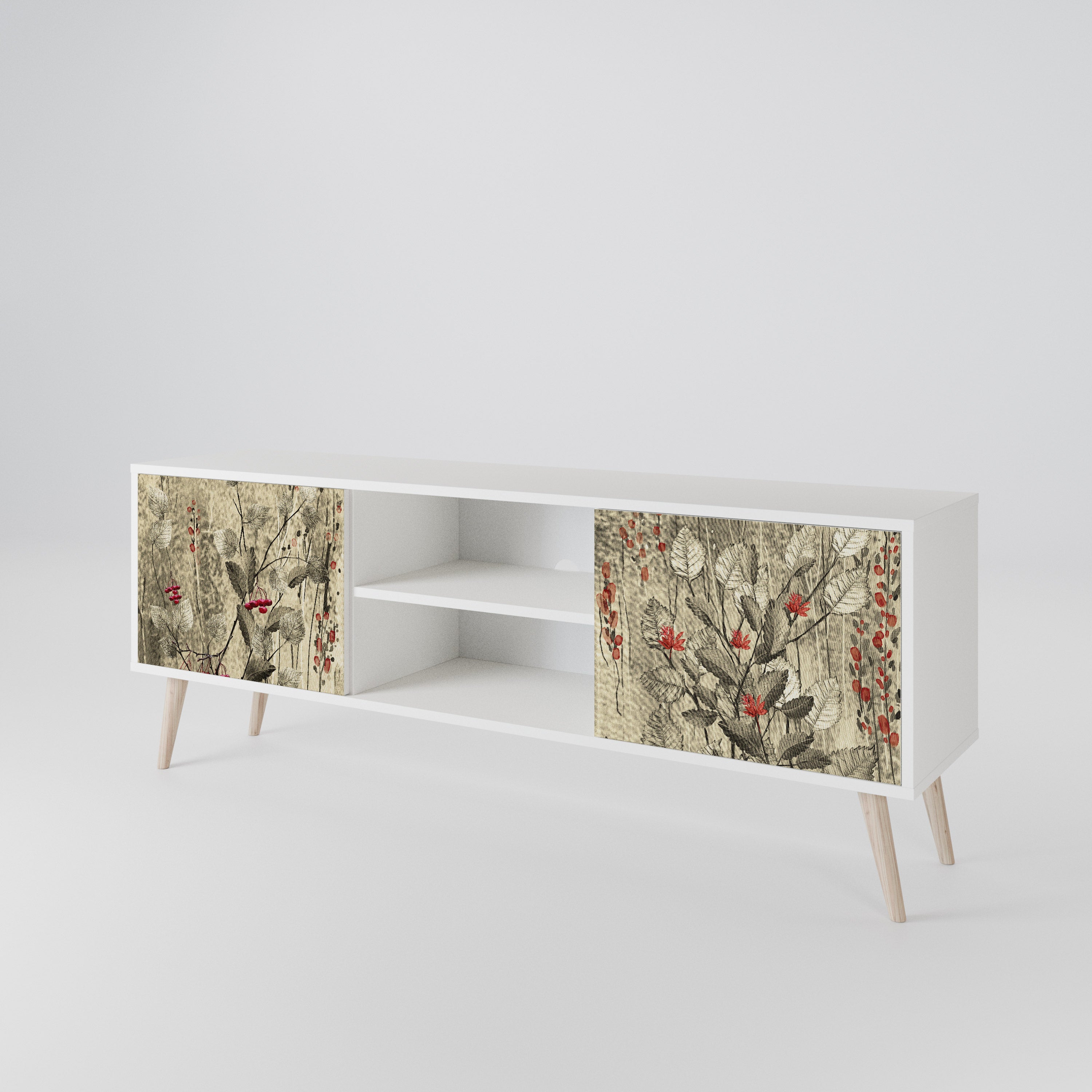 HERBAL GRACE 2-Door TV Cabinet