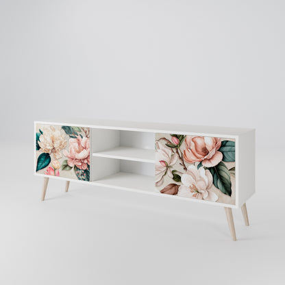 FLORAL GRACE 2-Door TV Cabinet